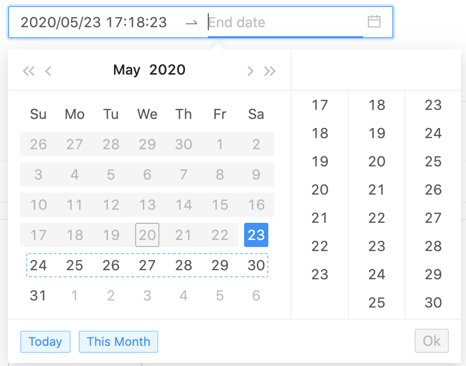 antd-datepicker-range-presets.png range presets concept on a Datepicker component in Ant Design.